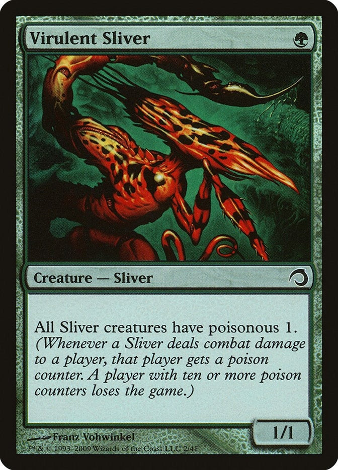 Image for Virulent Sliver (Premium Deck Series: Slivers) (2) - Magic: The Gathering