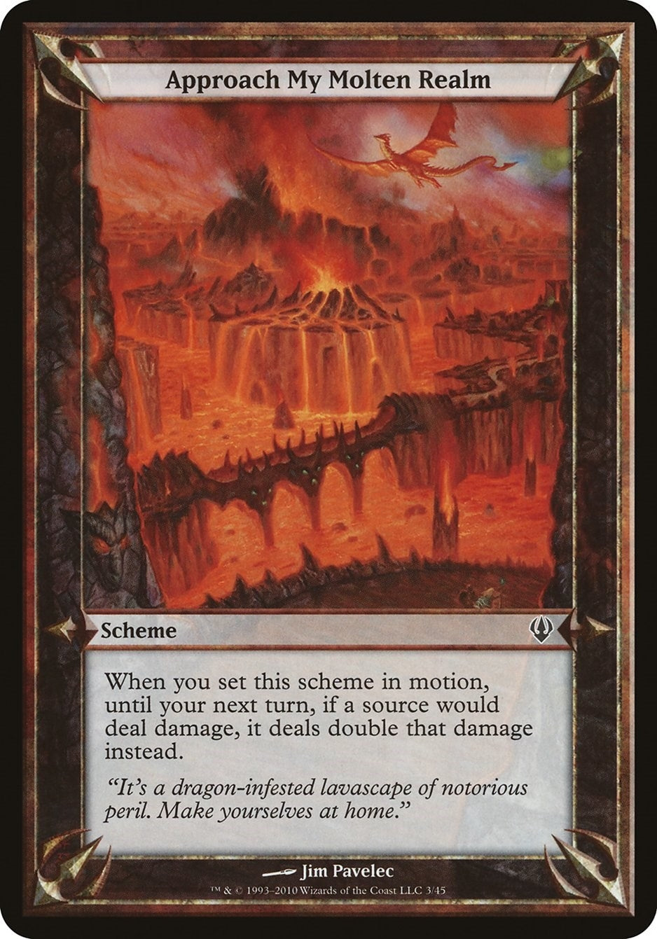 Image for Approach My Molten Realm (Archenemy) (Oversize Cards) - Magic: The Gathering