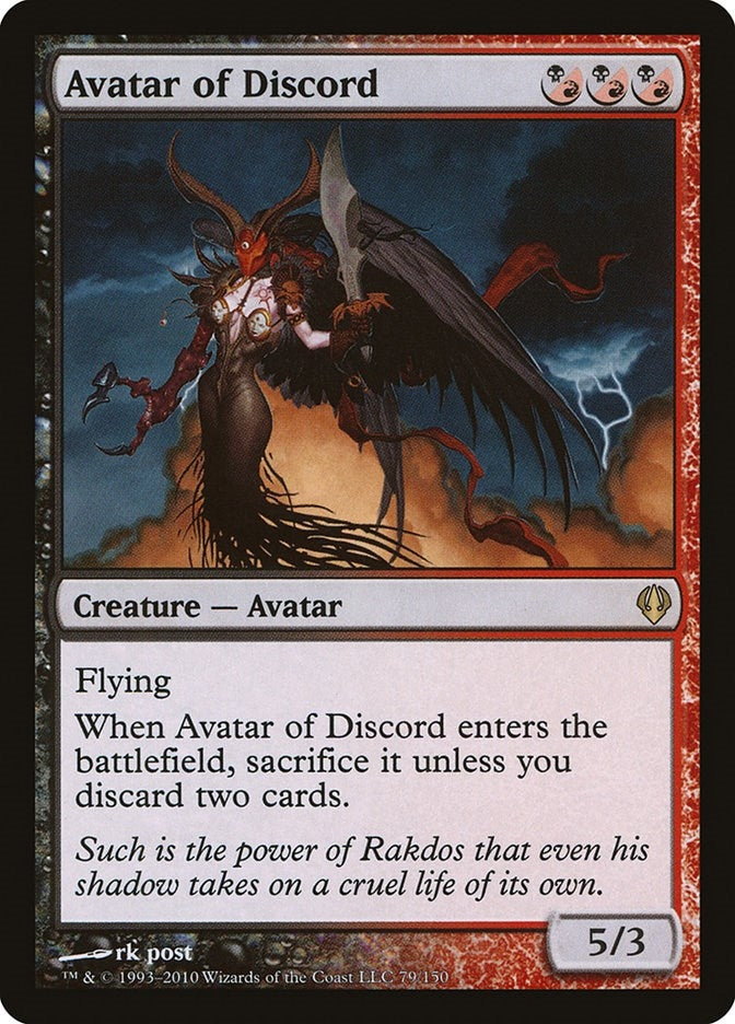 Image for Avatar of Discord (Archenemy) (79) - Magic: The Gathering