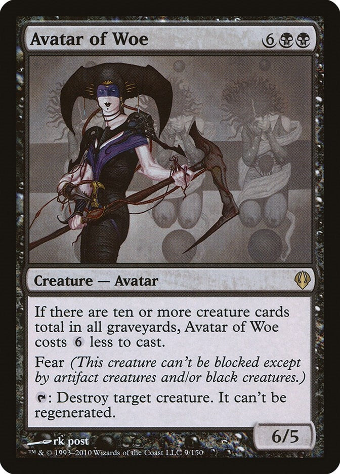 Image for Avatar of Woe (Archenemy) (9) - Magic: The Gathering