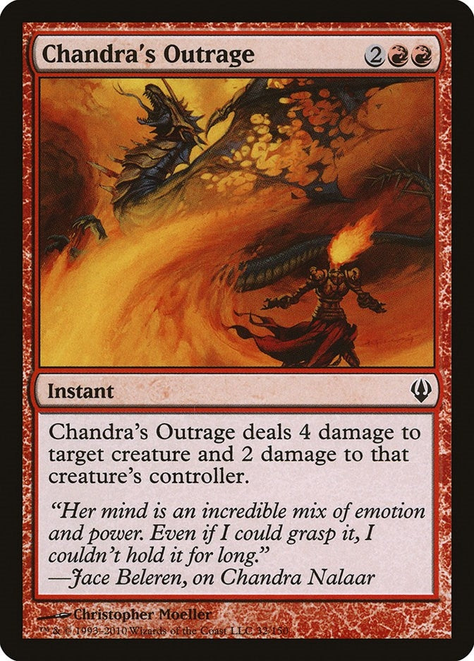 Image for Chandra's Outrage (Archenemy) (32) - Magic: The Gathering