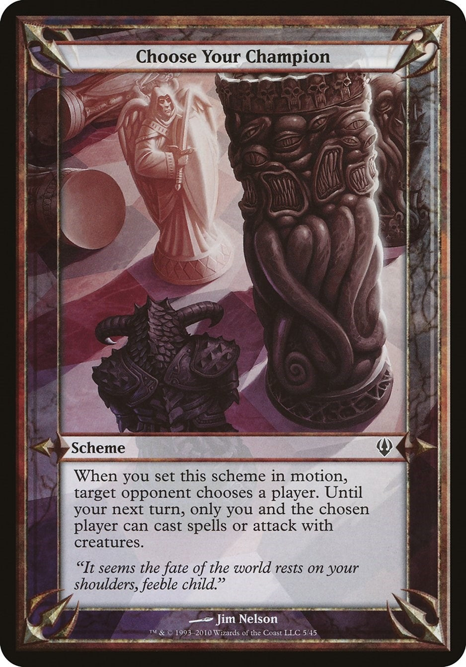 Image for Choose Your Champion (Archenemy) (Oversize Cards) - Magic: The Gathering