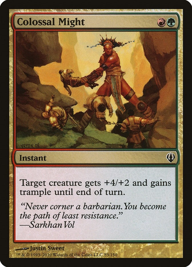 Image for Colossal Might (Archenemy) (83) - Magic: The Gathering