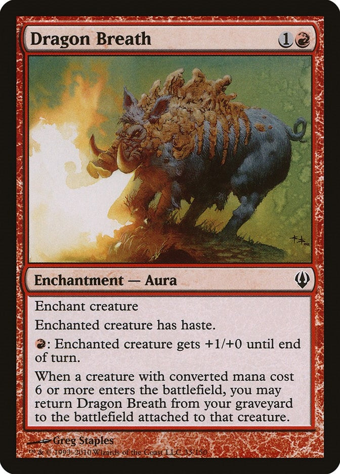 Image for Dragon Breath (Archenemy) (33) - Magic: The Gathering