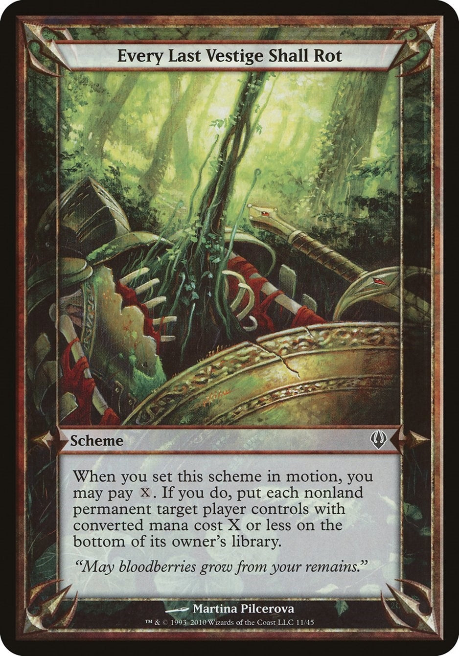 Image for Every Last Vestige Shall Rot (Archenemy) (Oversize Cards) - Magic: The Gathering