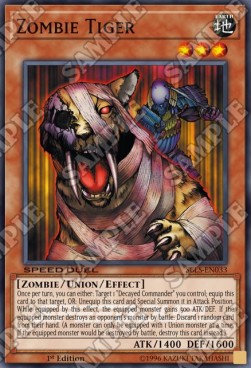 Zombie Tiger - Speed Duel: Arena of Lost Souls (Common) [SBLS-033]