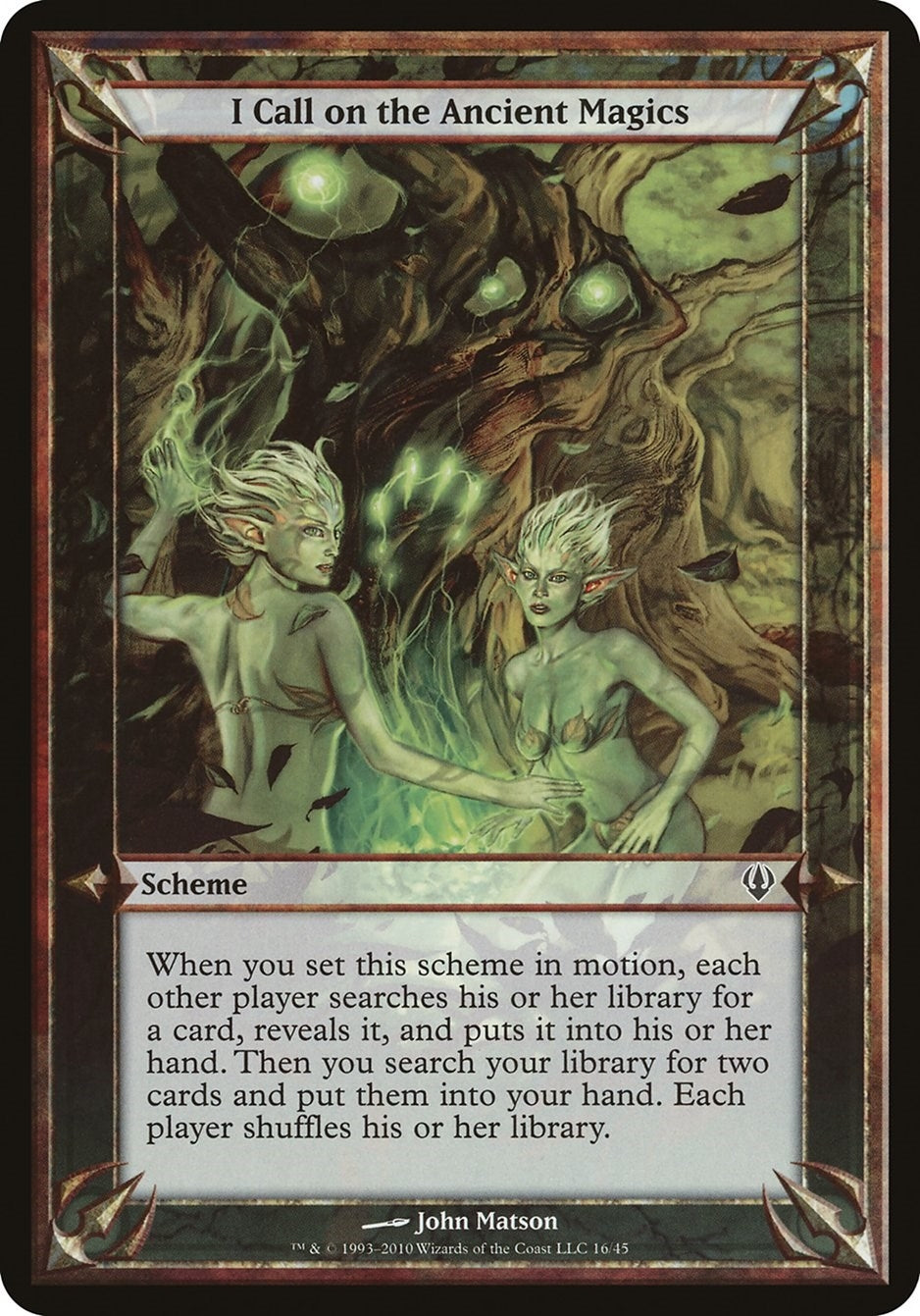 Image for I Call on the Ancient Magics (Colorless) (Oversize Cards) - Magic: The Gathering