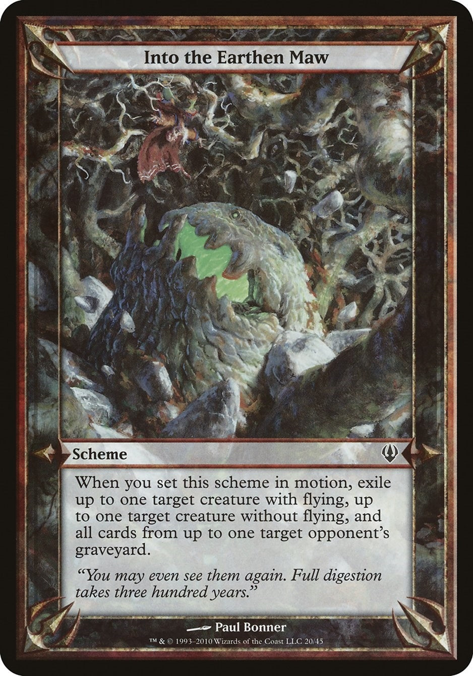 Image for Into the Earthen Maw (Archenemy) (Oversize Cards) - Magic: The Gathering