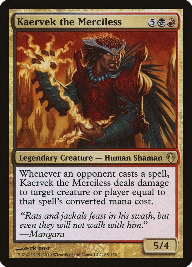 Image for Kaervek the Merciless (Archenemy) (88) - Magic: The Gathering