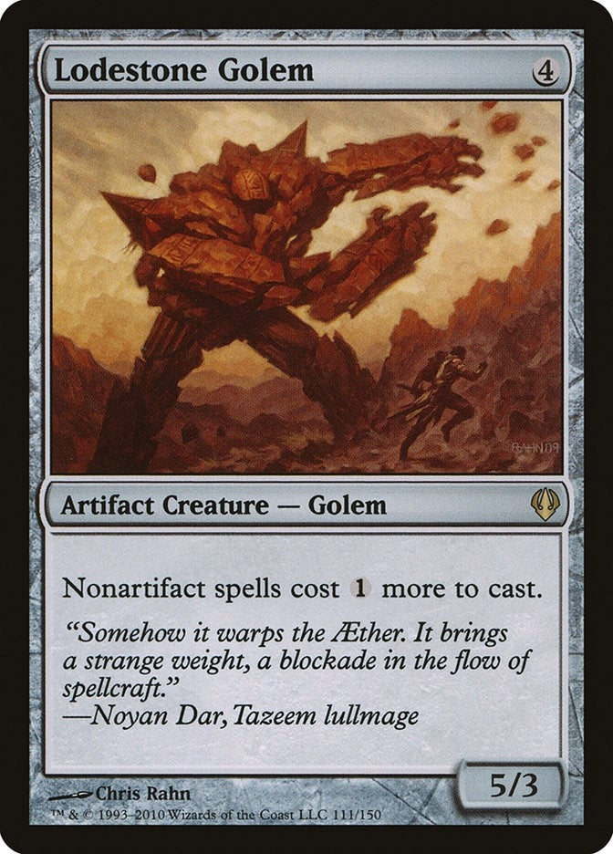 Image for Lodestone Golem (Archenemy) (111) - Magic: The Gathering