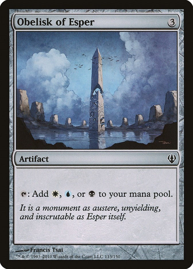 Image for Obelisk of Esper (Archenemy) (113) - Magic: The Gathering