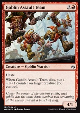 Goblin Assault Team - War of the Spark (Common) [WAR-129]