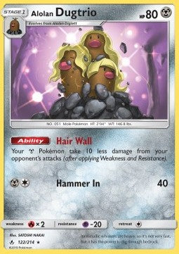 Alolan Dugtrio - Unbroken Bonds (Rare) [UNB-122]