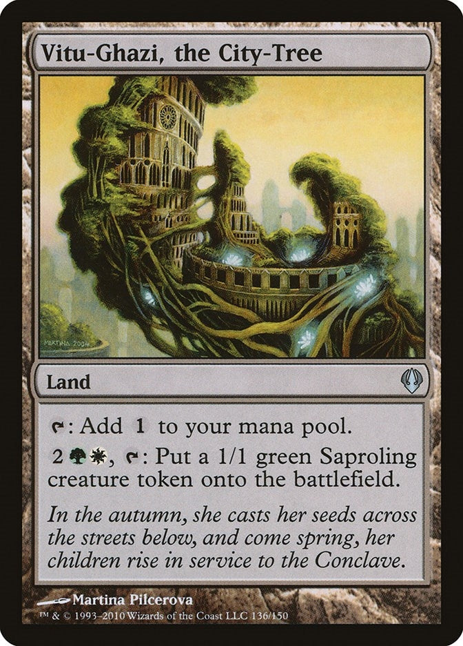 Image for Vitu-Ghazi, the City-Tree (Archenemy) (136) - Magic: The Gathering