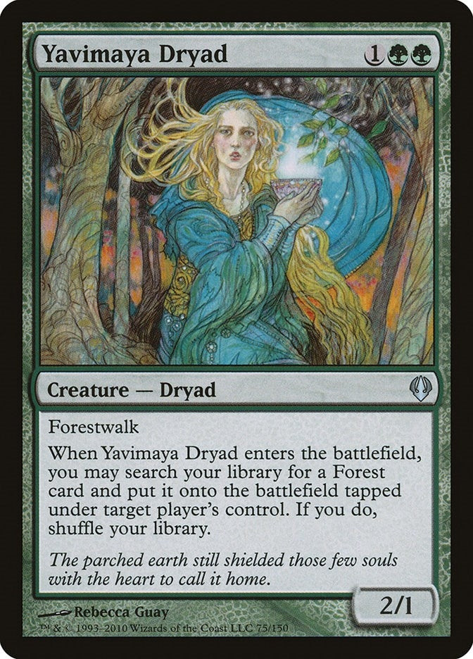 Image for Yavimaya Dryad (Archenemy) (75) - Magic: The Gathering