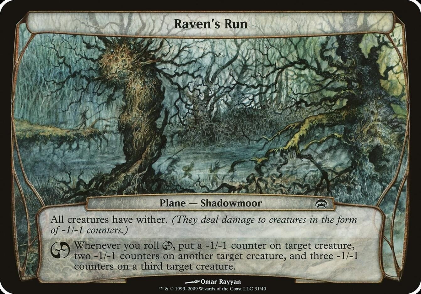 Image for Raven's Run (Planechase) (Oversize Cards) - Magic: The Gathering
