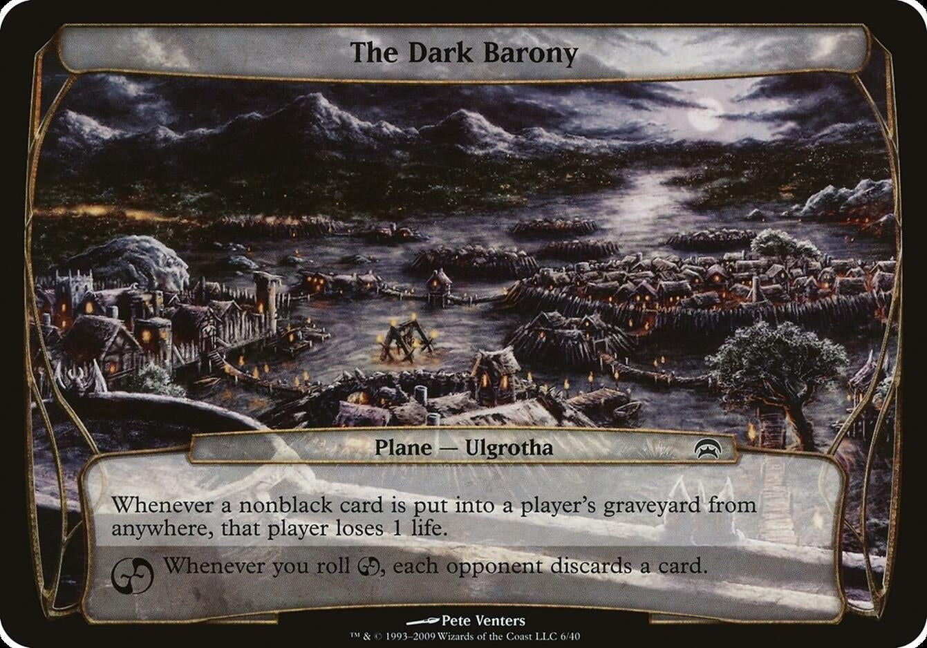 Image for The Dark Barony (Planechase) (Oversize Cards) - Magic: The Gathering