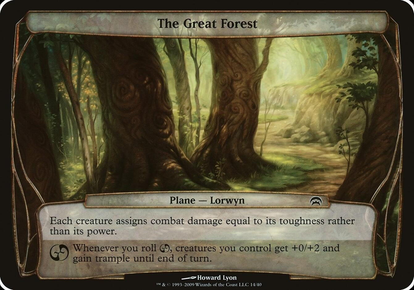 Image for The Great Forest (Planechase) (Oversize Cards) - Magic: The Gathering