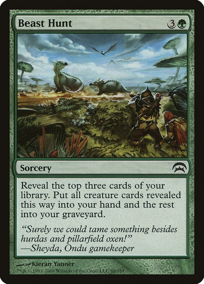 Image for Beast Hunt (Planechase) (68) - Magic: The Gathering