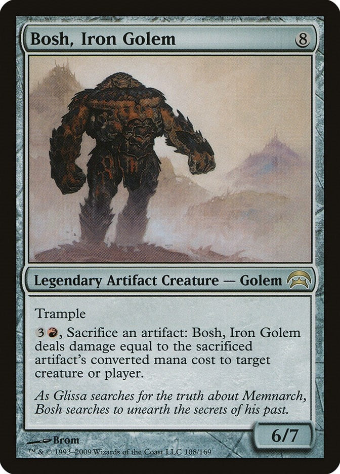 Image for Bosh, Iron Golem (Planechase) (108) - Magic: The Gathering