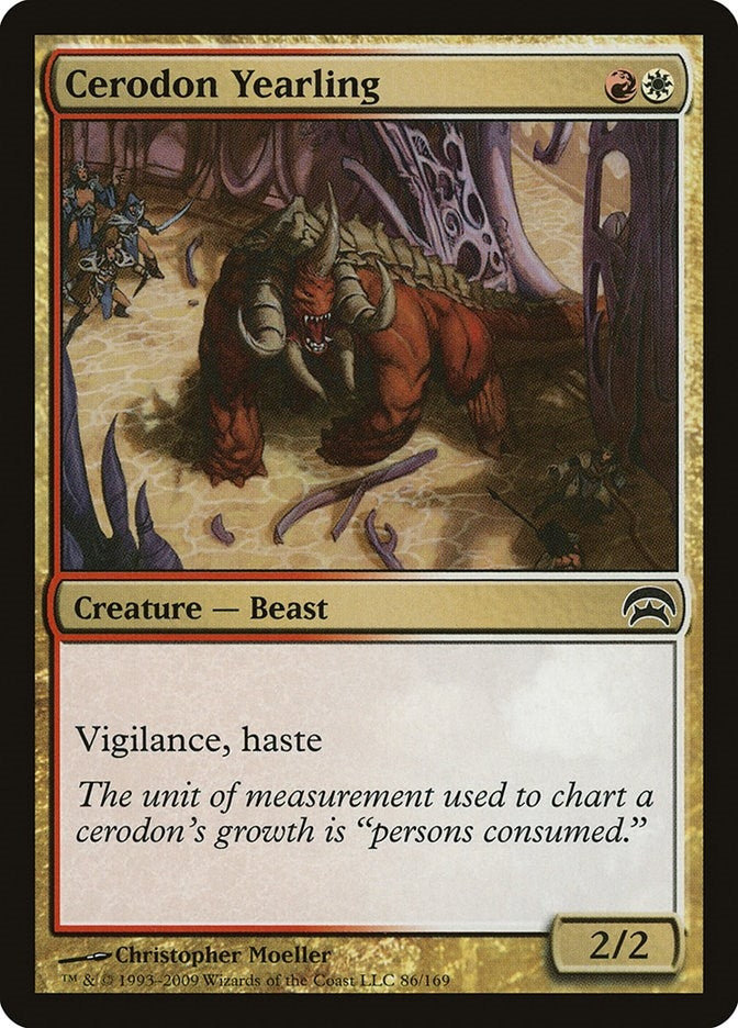 Image for Cerodon Yearling (Planechase) (86) - Magic: The Gathering