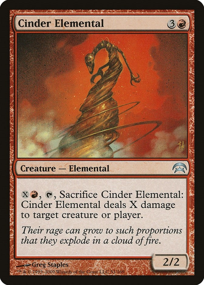 Image for Cinder Elemental (Planechase) (51) - Magic: The Gathering
