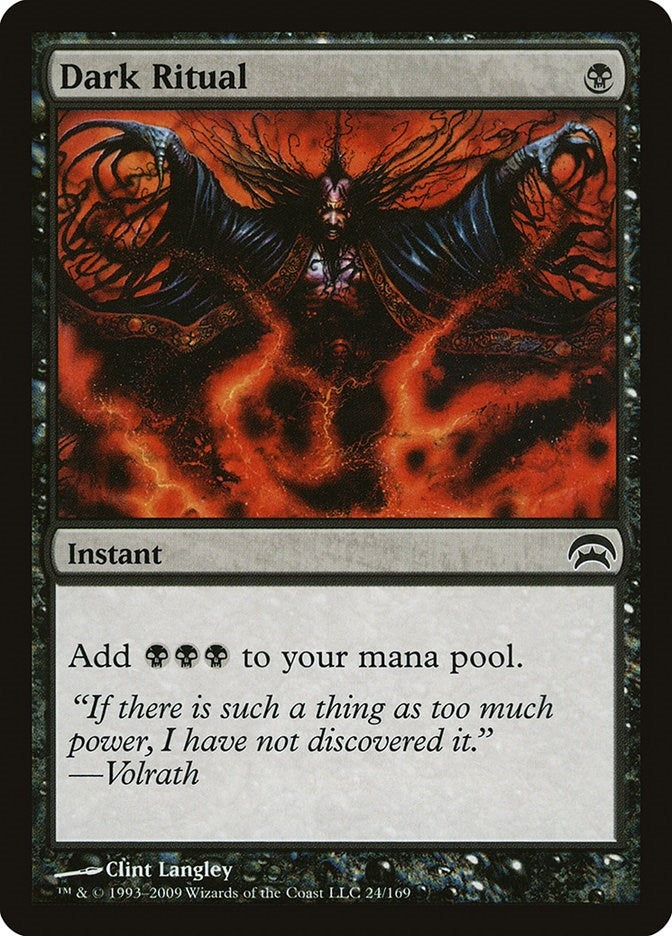 Image for Dark Ritual (Planechase) (24) - Magic: The Gathering