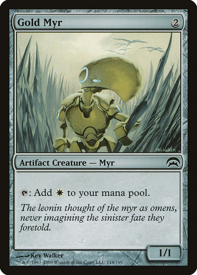 Image for Gold Myr (Planechase) (114) - Magic: The Gathering