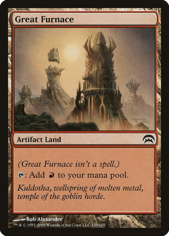 Image for Great Furnace (Planechase) (133) - Magic: The Gathering