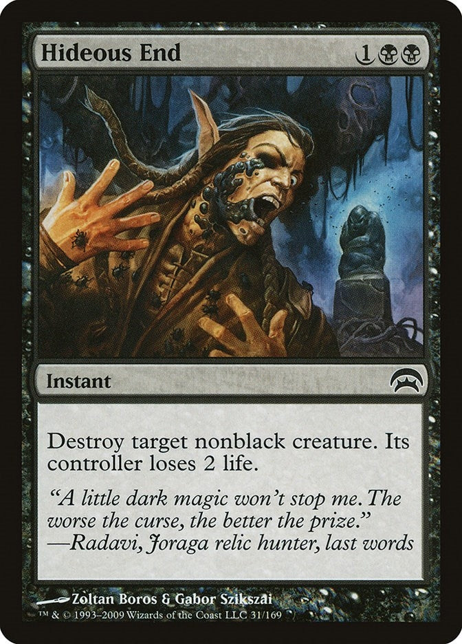 Image for Hideous End (Planechase) (31) - Magic: The Gathering