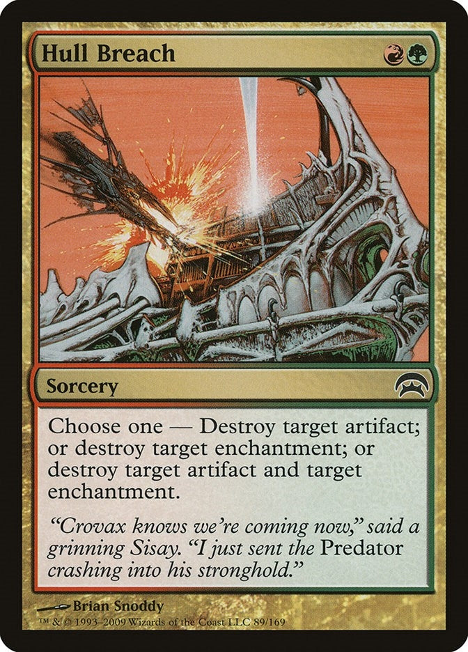 Image for Hull Breach (Planechase) (89) - Magic: The Gathering