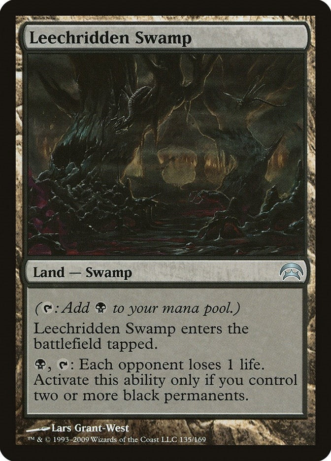 Image for Leechridden Swamp (Planechase) (135) - Magic: The Gathering