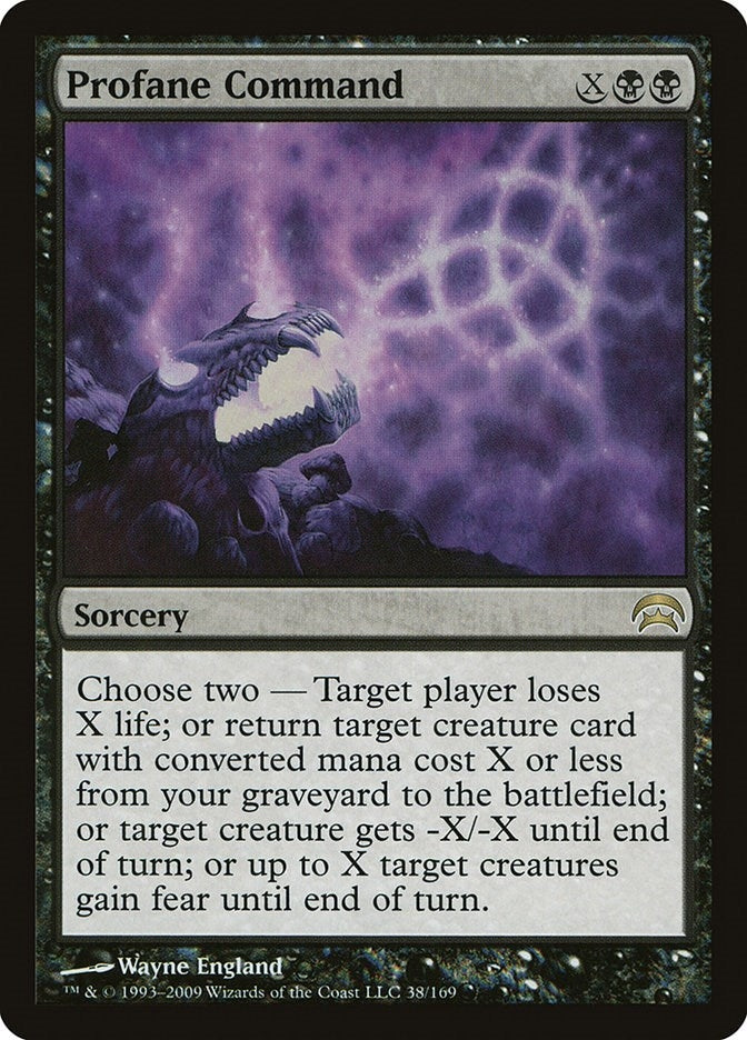Image for Profane Command (Planechase) (38) - Magic: The Gathering