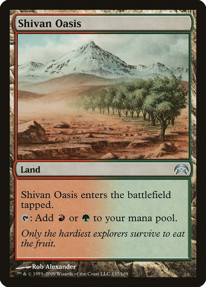 Image for Shivan Oasis (Planechase) (137) - Magic: The Gathering