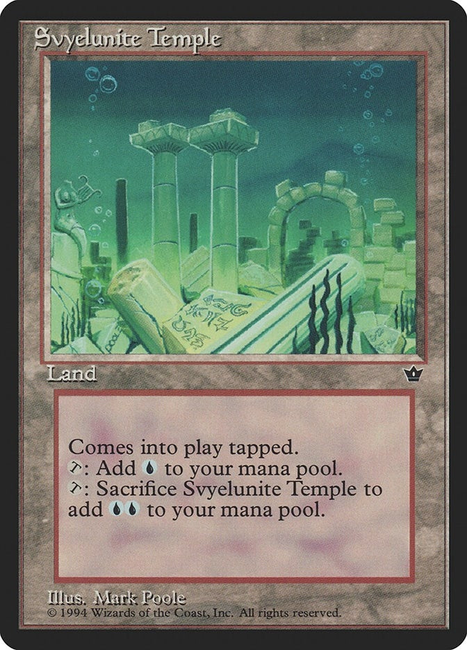 Image for Svyelunite Temple (Fallen Empires) - Magic: The Gathering