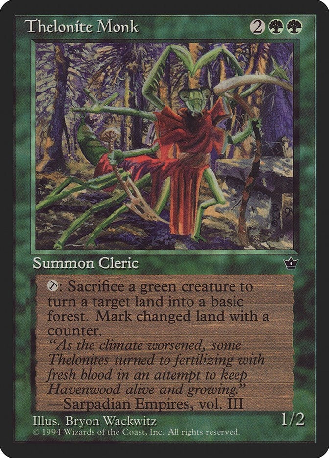 Image for Thelonite Monk (Fallen Empires) - Magic: The Gathering