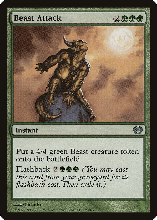 Image for Beast Attack (Duel Decks: Garruk vs. Liliana) (23) - Magic: The Gathering