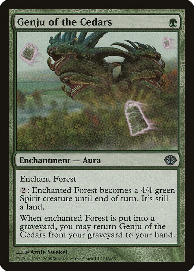Image for Genju of the Cedars (Duel Decks: Garruk vs. Liliana) (13) - Magic: The Gathering