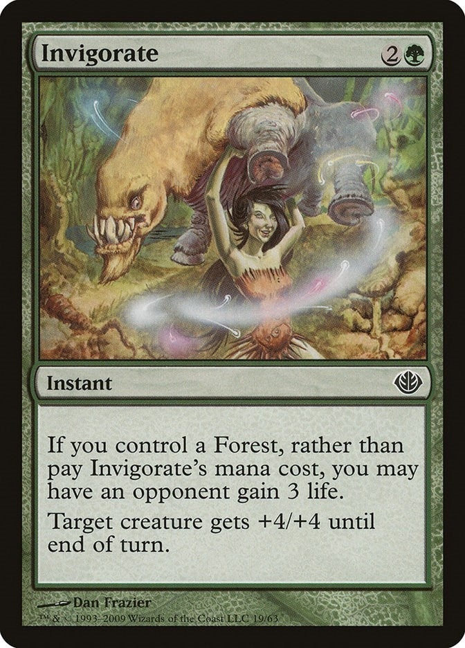Image for Invigorate (Duel Decks: Garruk vs. Liliana) (19) - Magic: The Gathering