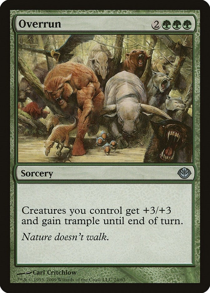 Image for Overrun (Duel Decks: Garruk vs. Liliana) (24) - Magic: The Gathering