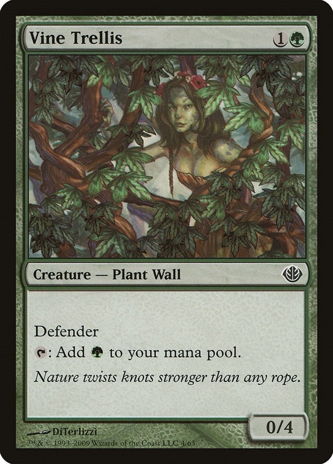 Image for Vine Trellis (Duel Decks: Garruk vs. Liliana) (4) - Magic: The Gathering