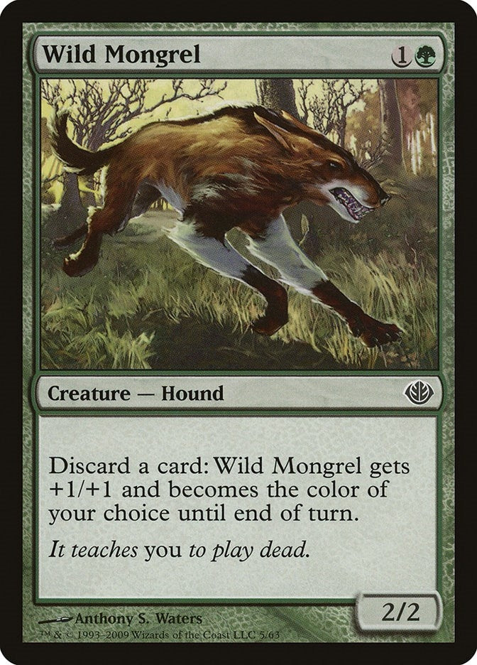 Image for Wild Mongrel (Duel Decks: Garruk vs. Liliana) (5) - Magic: The Gathering