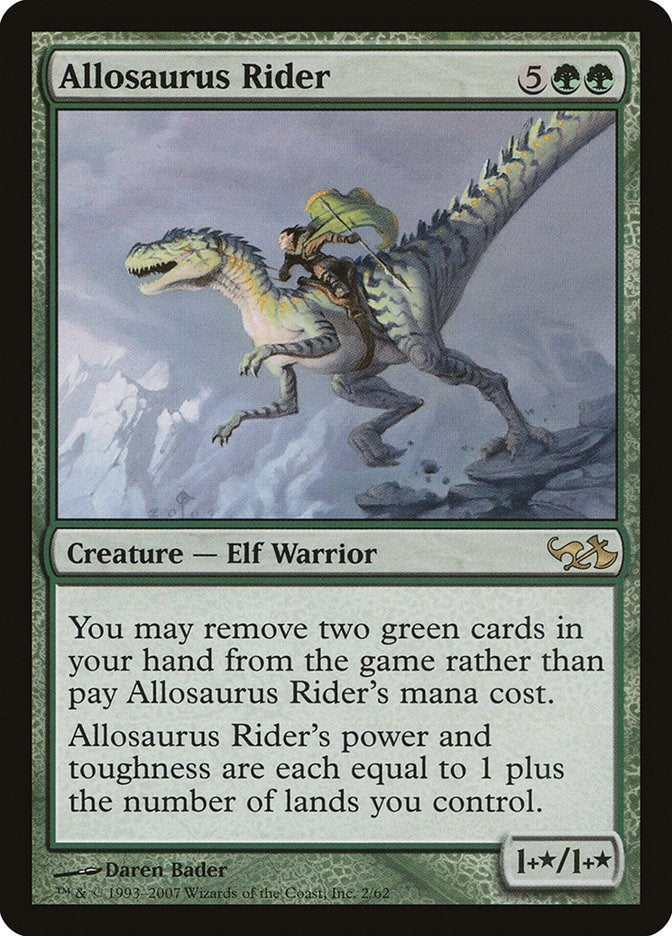 Image for Allosaurus Rider (Duel Decks: Elves vs. Goblins) (2) - Magic: The Gathering