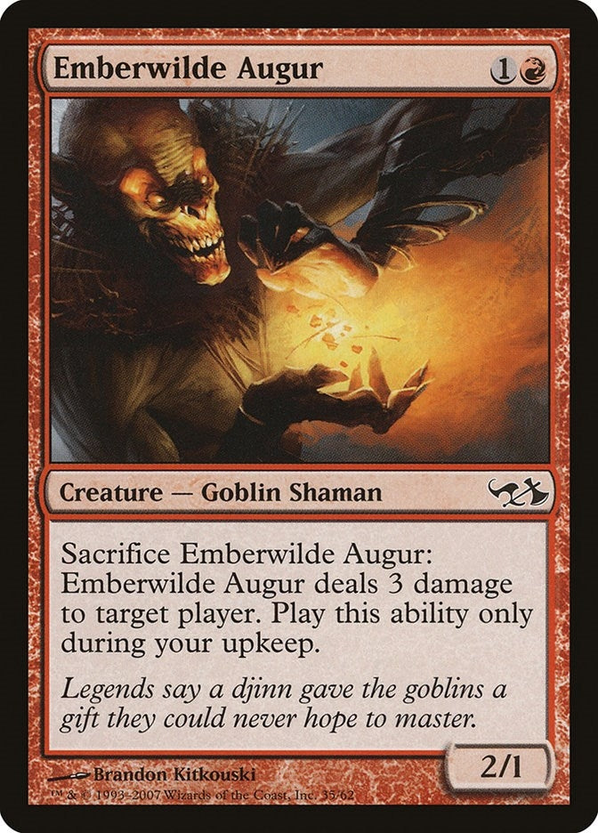 Image for Emberwilde Augur (Duel Decks: Elves vs. Goblins) (35) - Magic: The Gathering
