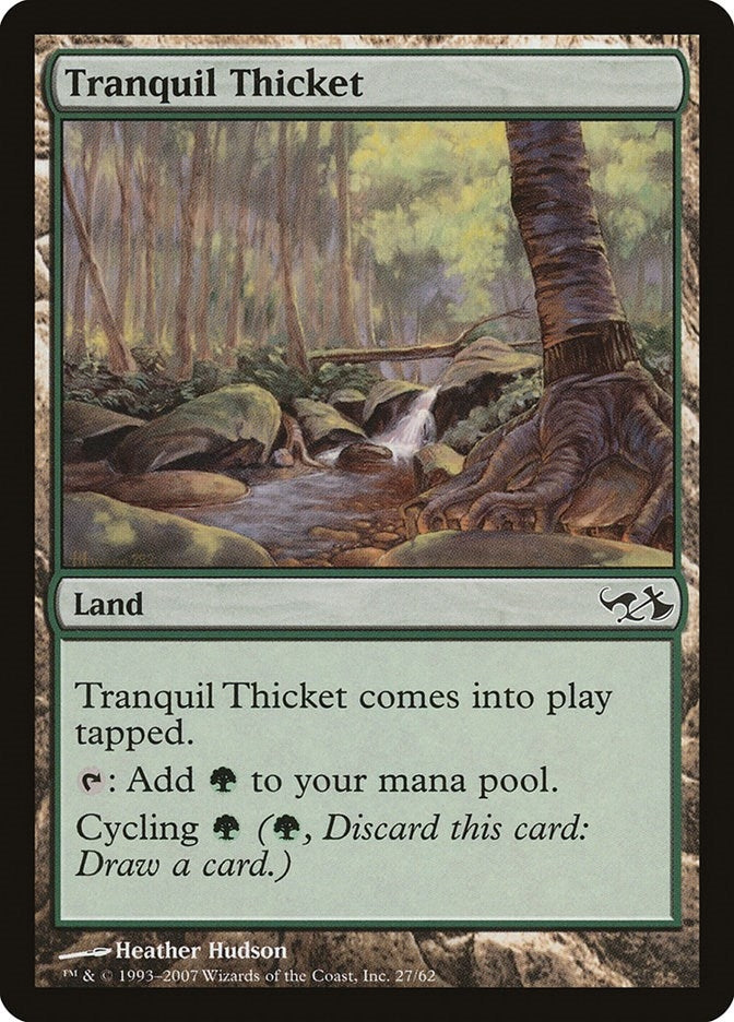 Image for Tranquil Thicket (Duel Decks: Elves vs. Goblins) (27) - Magic: The Gathering