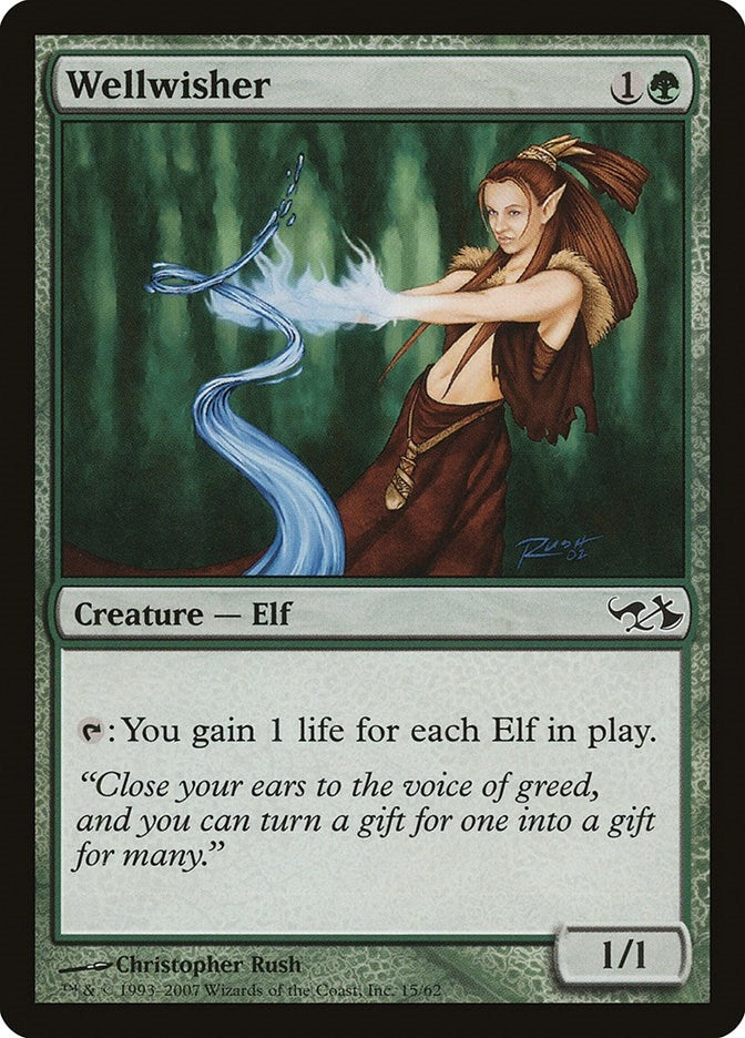 Image for Wellwisher (Duel Decks: Elves vs. Goblins) (15) - Magic: The Gathering