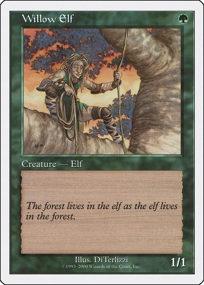 Image for Willow Elf (Starter 2000) - Magic: The Gathering