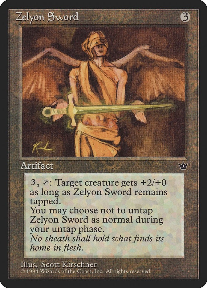 Image for Zelyon Sword (Fallen Empires) - Magic: The Gathering