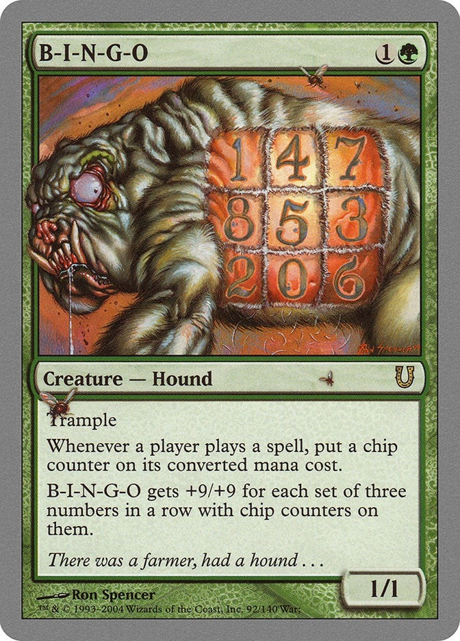 Image for B-I-N-G-O (Unhinged) (92) - Magic: The Gathering