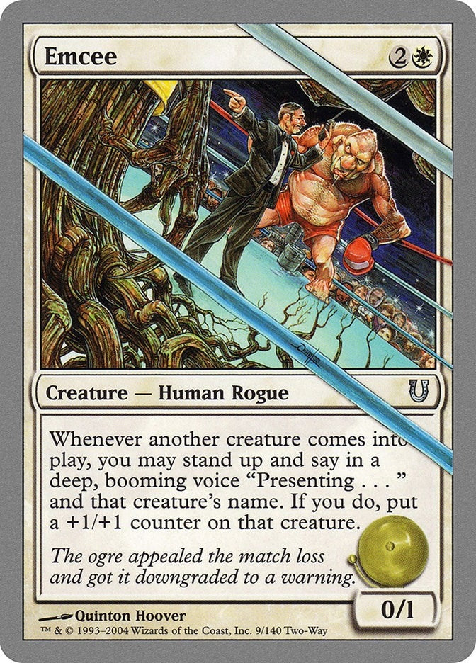Image for Emcee (Unhinged) (9) - Magic: The Gathering